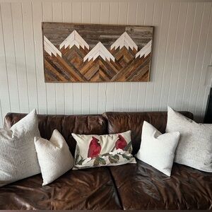 Pottery Barn Cardinal Snow Accent Pillow